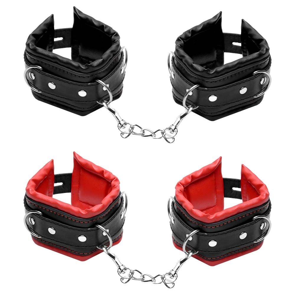 Algema Luxury com Corrente, fivelas e PU com suporte para uso com cadeado