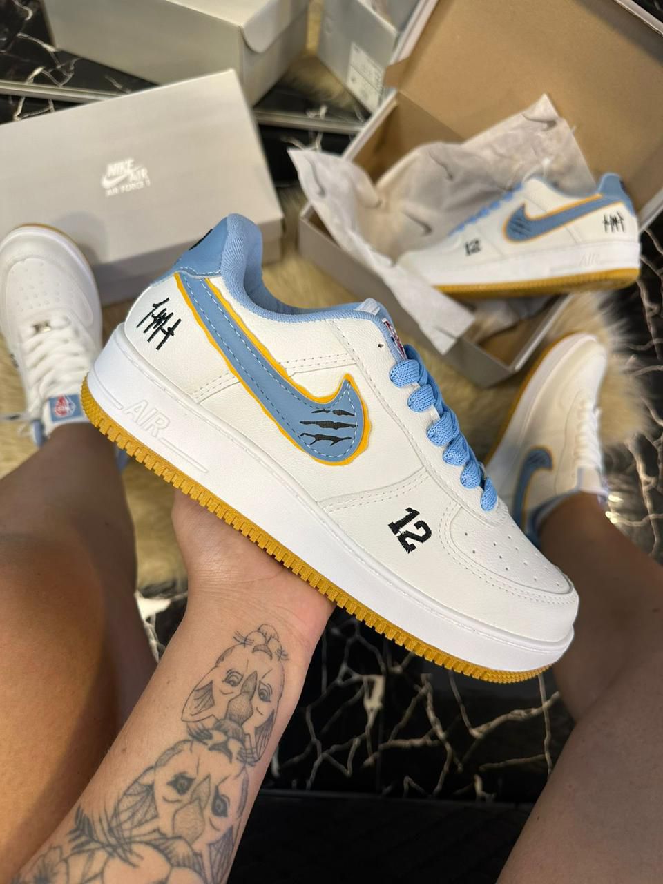 Nike Air Force 1   Edição Grizzlies