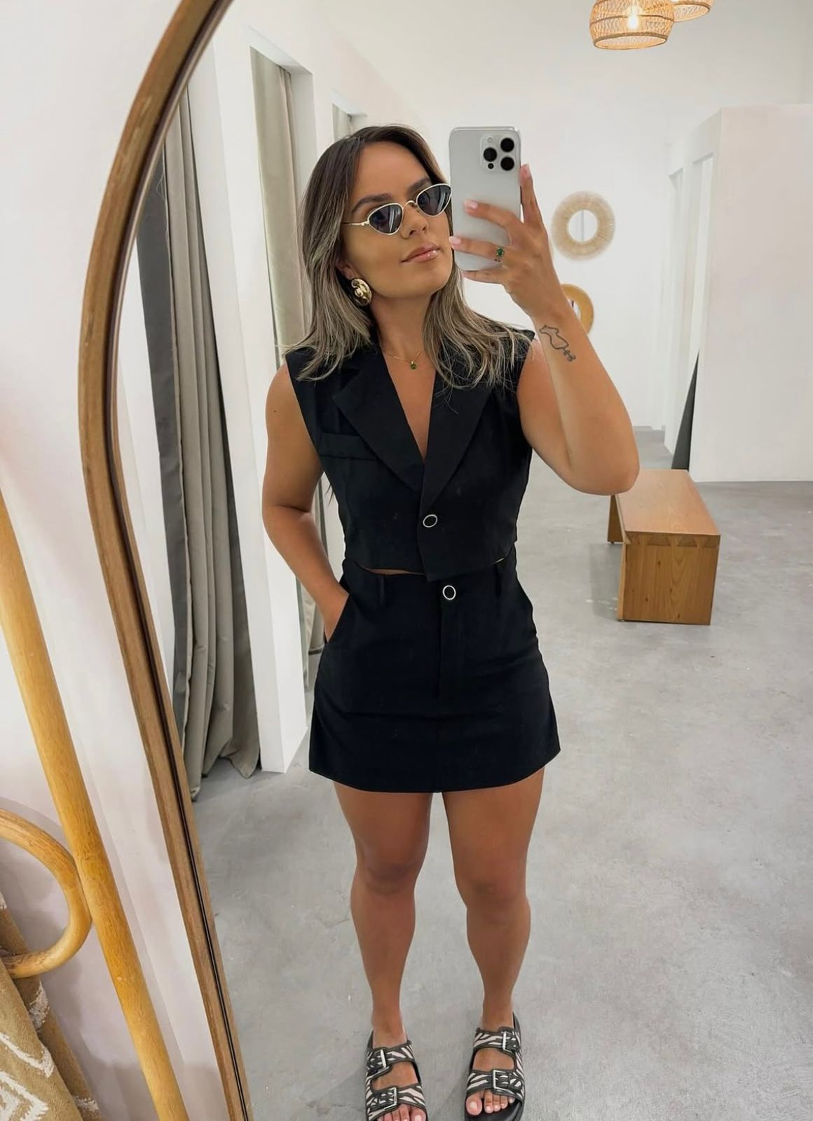 Conjunto Shorts Saia Monize