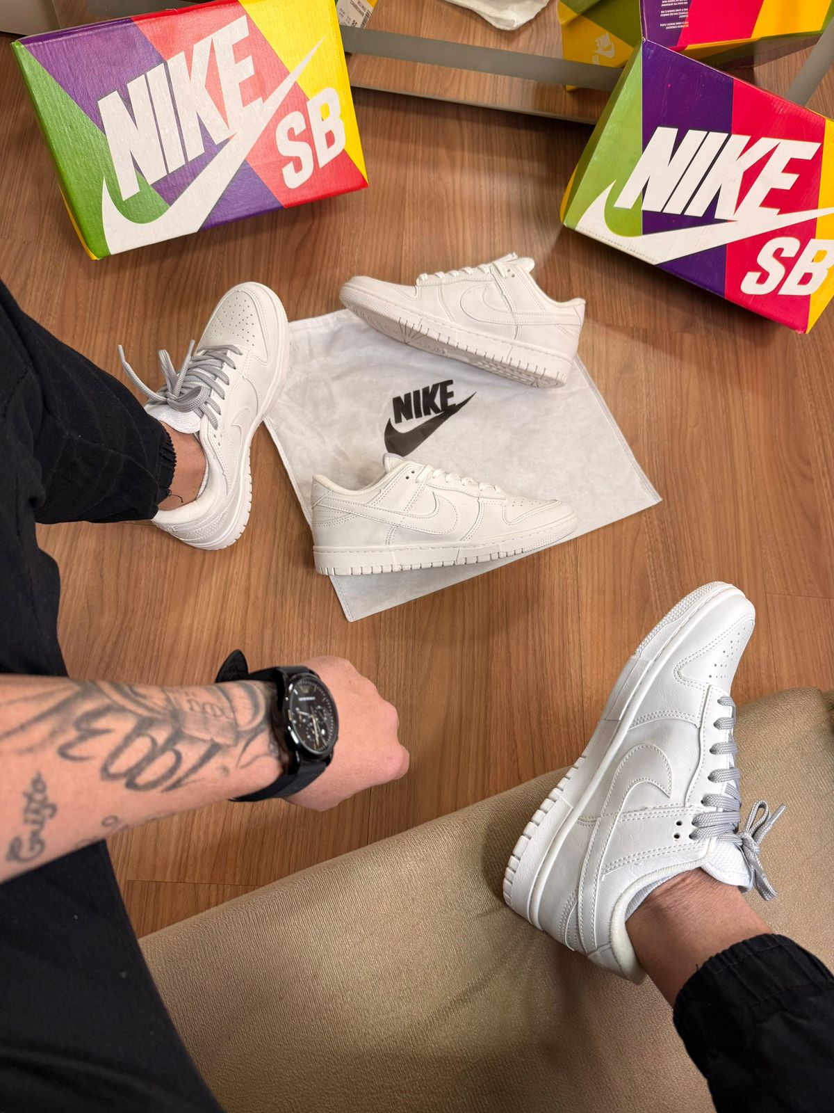 Nike Dunk Low Triple white