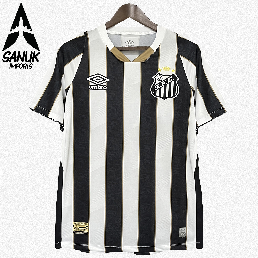 Camisa Santos Away 24/25 Torcedor   Vista a Tradição Praiana!