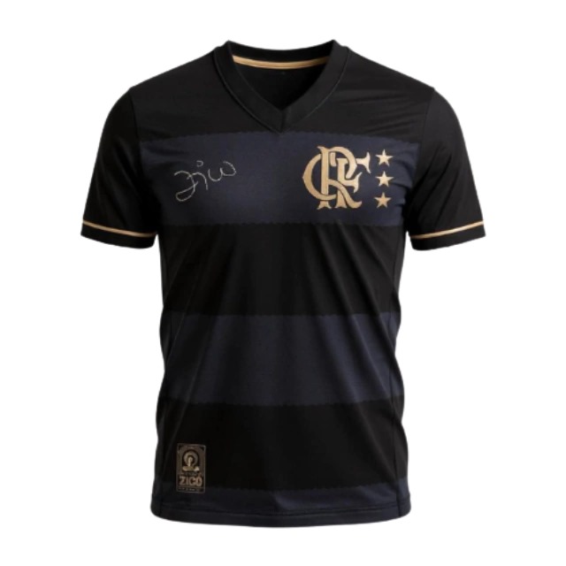 CAMISA DO FLAMENGO ESPECIAL BLACK ZICO 25/26