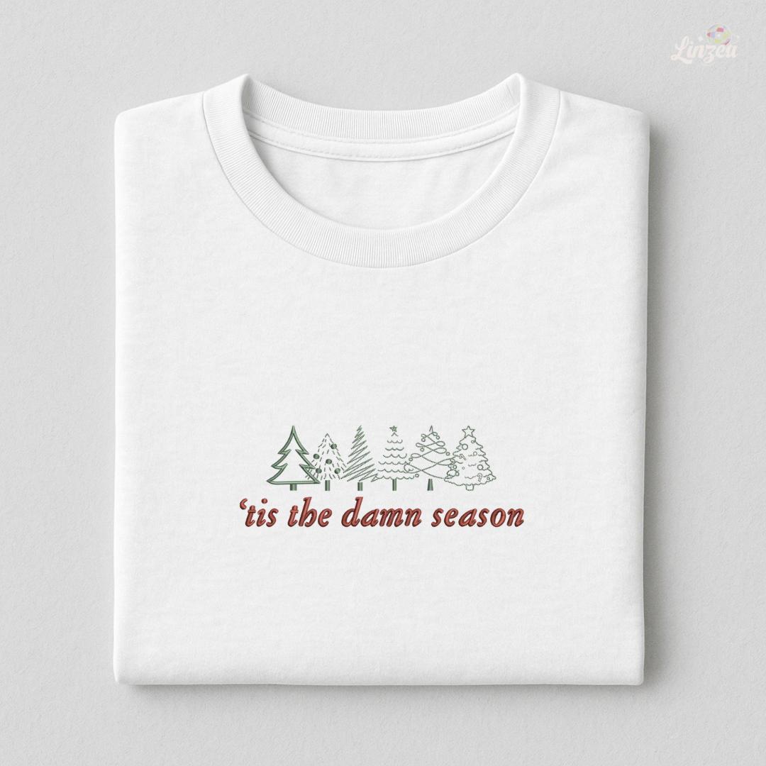 Camiseta Taylor Swift - Tis The Damn Season - Esp. de Natal