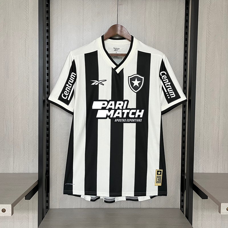Camisa Botafogo Com Patrocínio + 3 Patchs Libertadores I 2024