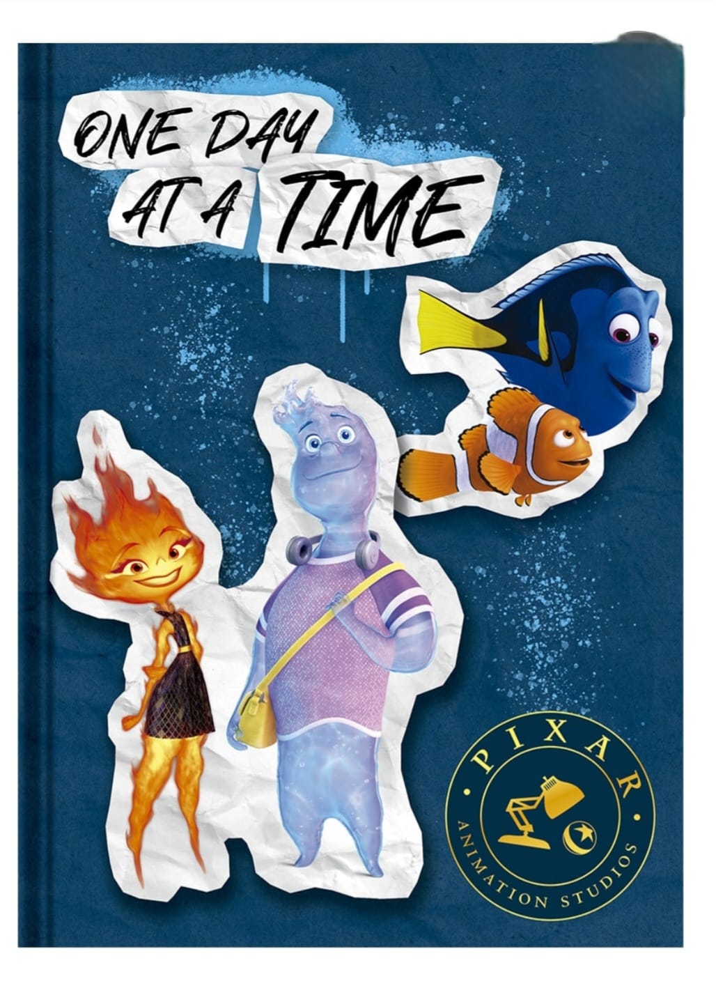 Caderno Pixar Colegial Edições Brochura Capa Dura 160 Folhas