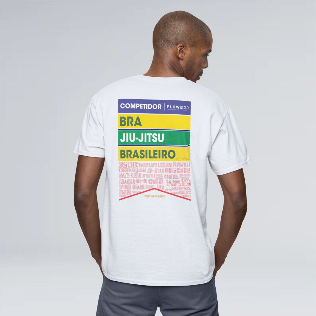 Camiseta Competition FLOWBJJ   Edição Limitada | Orgulho de ser Brasileiro