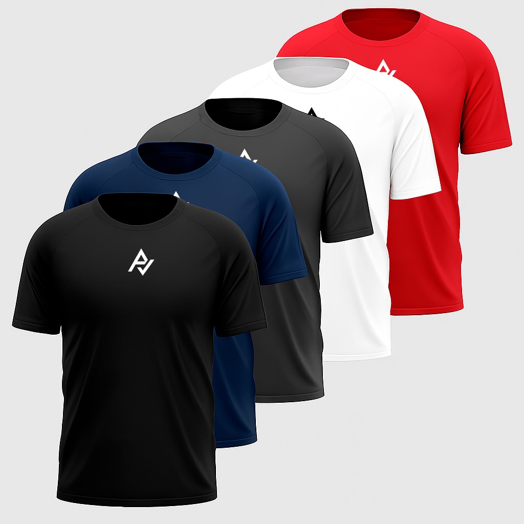 Kit 5 Camisetas Avaion Dryfit Linha Esportiva
