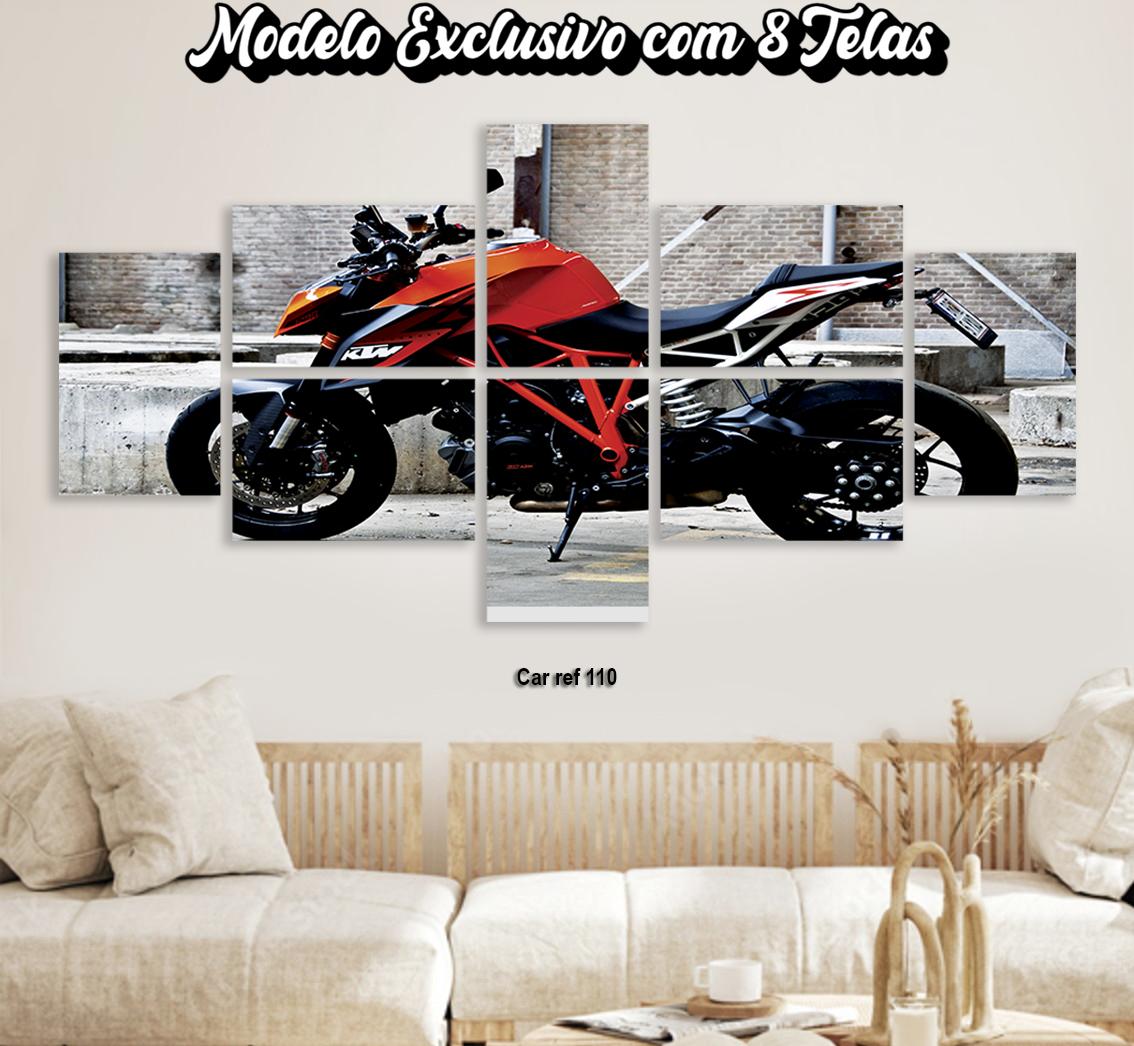 Quadro Mosaico Decorativo Moto Esportiva  Ref.1