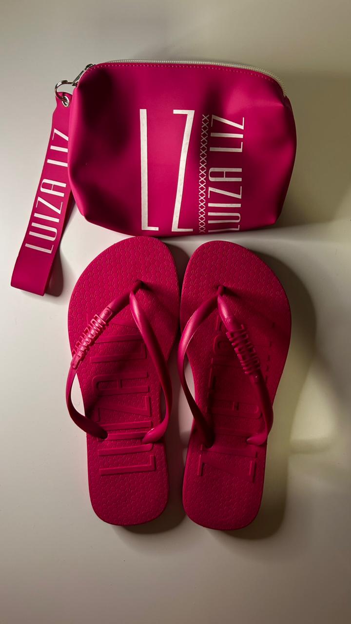 CHINELO LUIZA LIZ COM NECESSAIRE