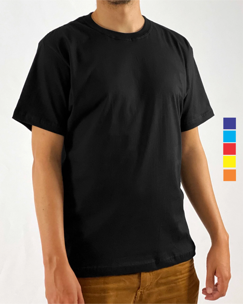 Camiseta Algodão Lisa