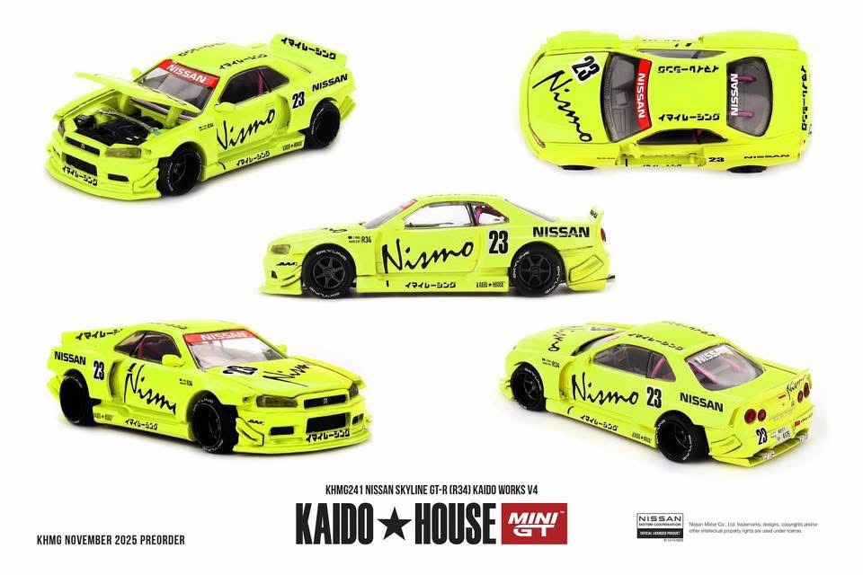 Pré Venda - Kaido House Nissan Skyline GT-R (R34) Kaido Works V4 #241