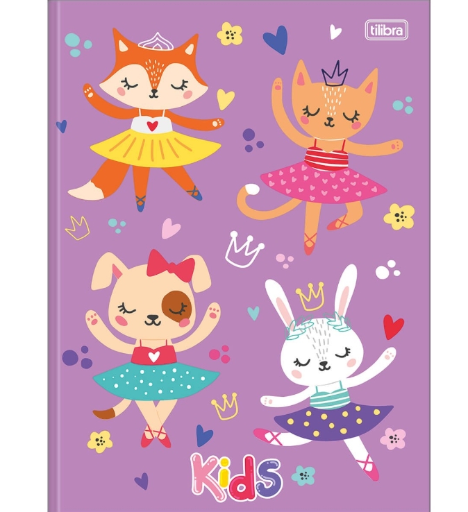 CADERNO BROCHURA CD KIDS 96F - TILIBRA