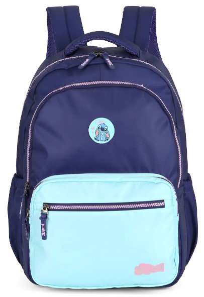 Mochila De Costas 45x32cm Laptop Disney Stitch Luxcel Luxcel Cor Roxa Desenho do tecido Little e Stitch