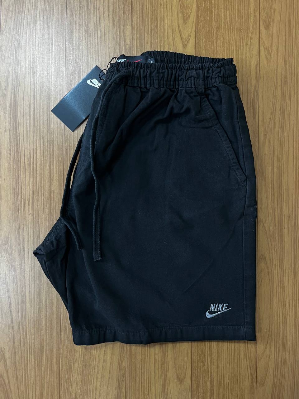 BERMUDA SARJA NK PRETO