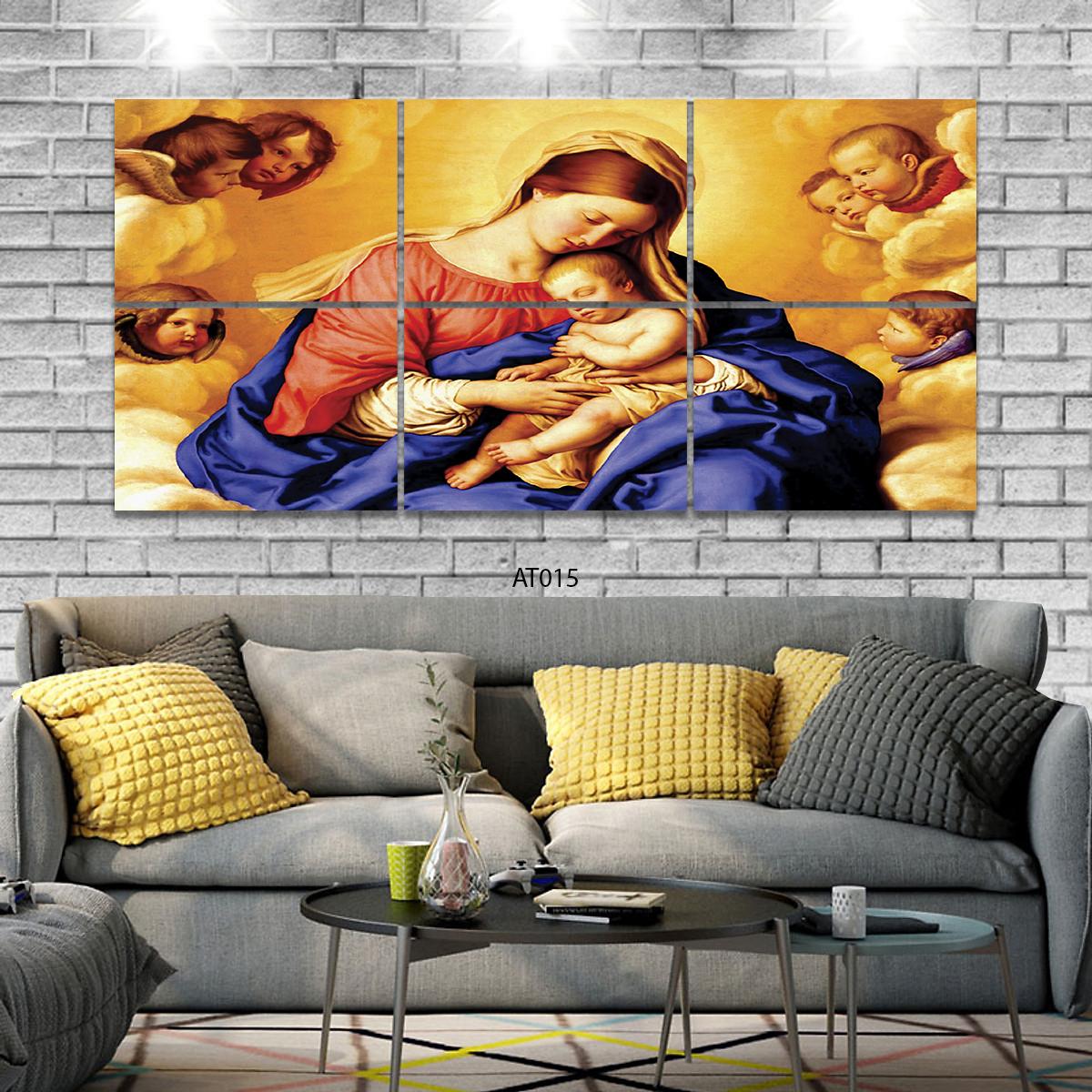 Quadro Decorativo Maria e Menino Jesus  Ref.1