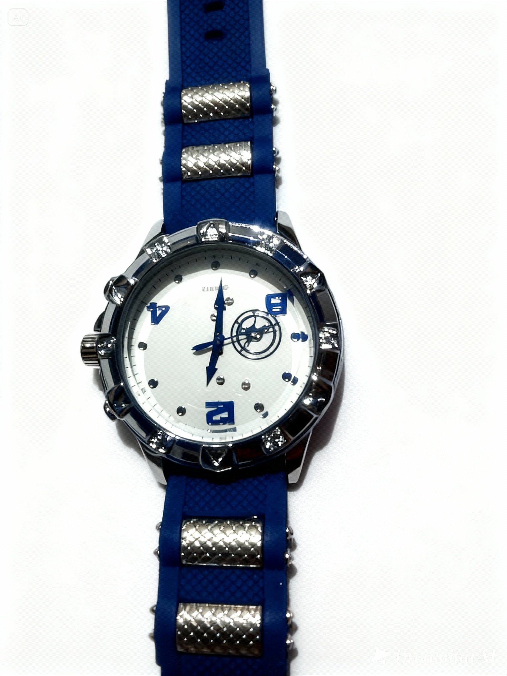 Relógio Masculino de Luxo com Pulseira de Silicone   Resistente à Água