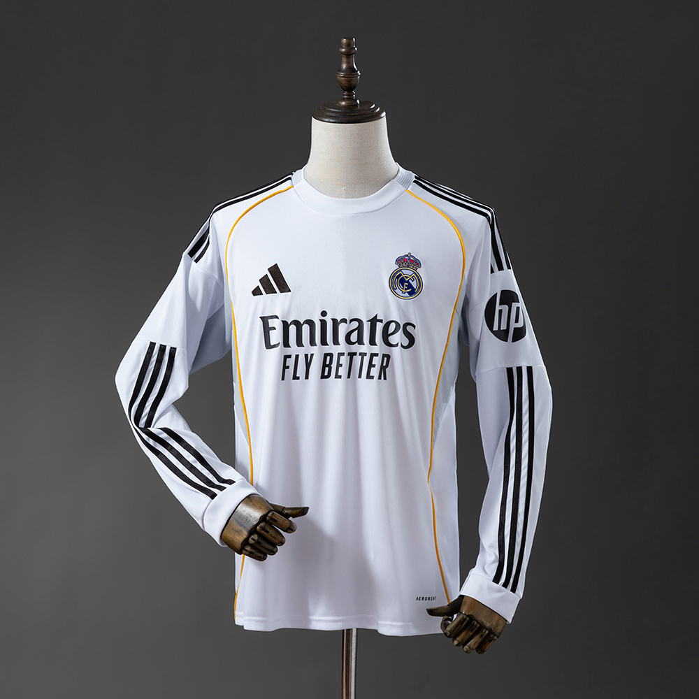 Camisa Real Madrid Manga Longa I 25/26