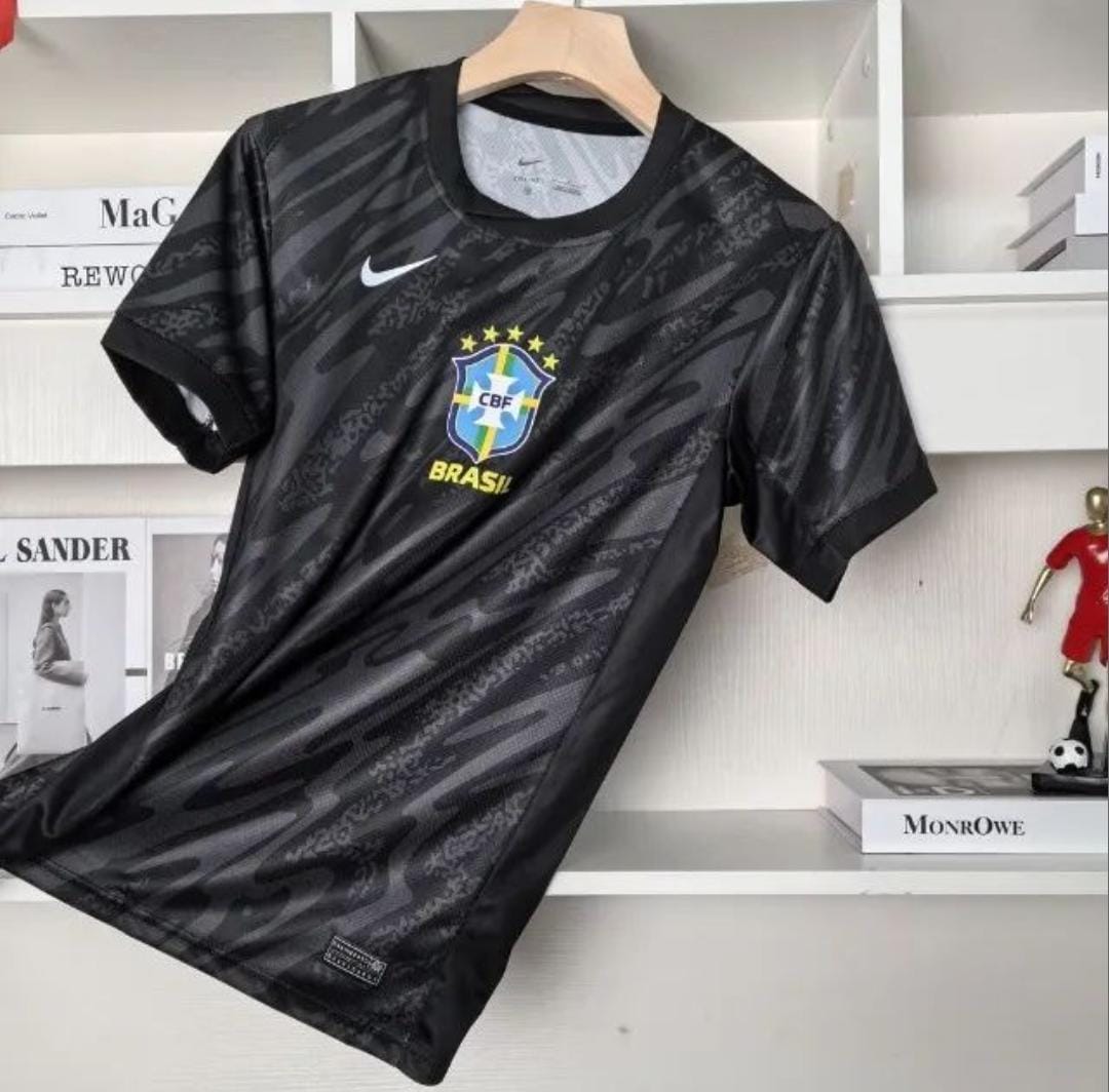 Camisa Brasil Goleiro Preta 24/25