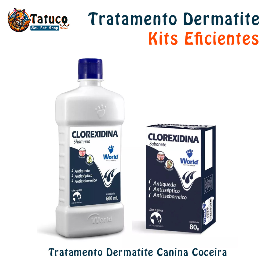 Tratamento Dermatite Canina Coceira - Kits Eficientes