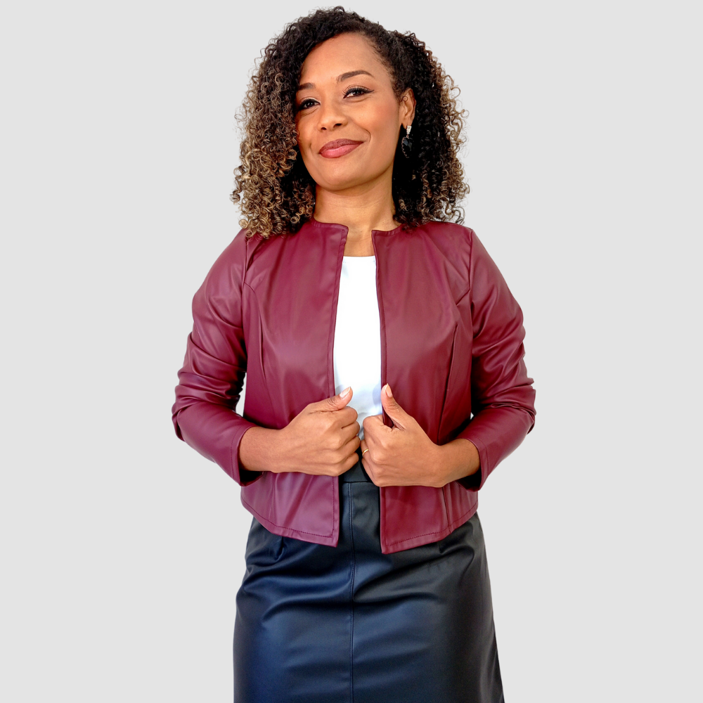 Casaco Feminino Couro