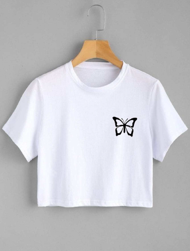 Cropped Feminino Estampado