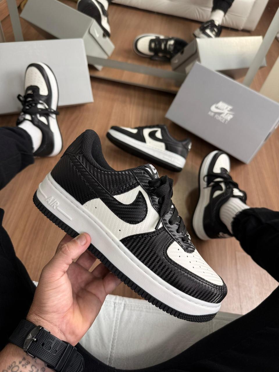 Air force 1 PANDA CARBONO