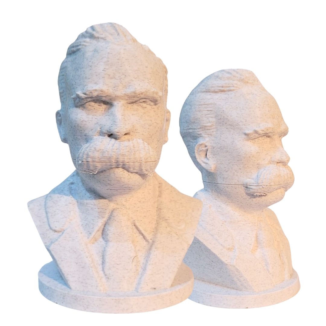 Busto Nietzsche - Pensamento que desafia