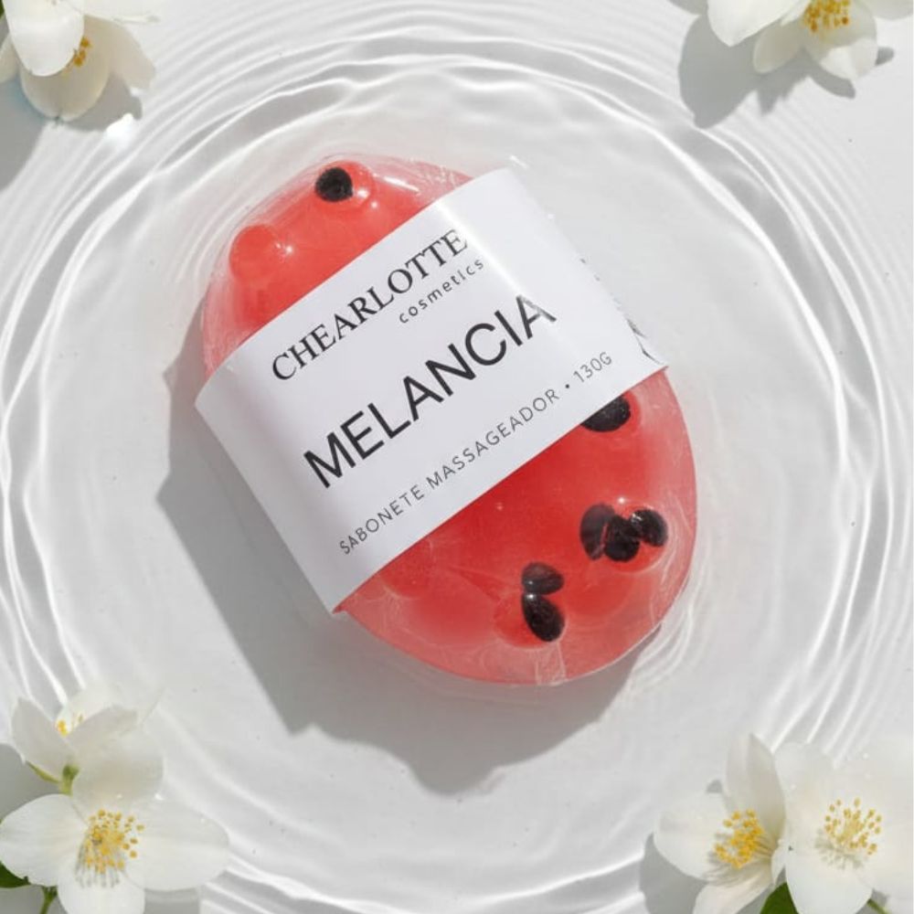Sabonete Massageador de Melancia Artesanal 130g