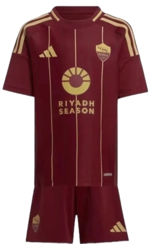 Kit Infantil Roma I 24/25 - Adidas - Vinho