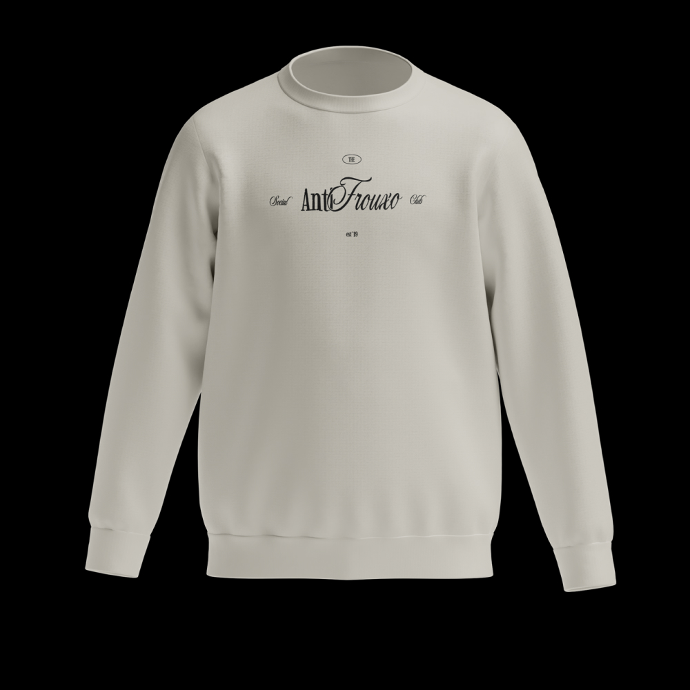 Moletom Gola Careca Off-White - This is Vale de Galt - Anti Frouxo