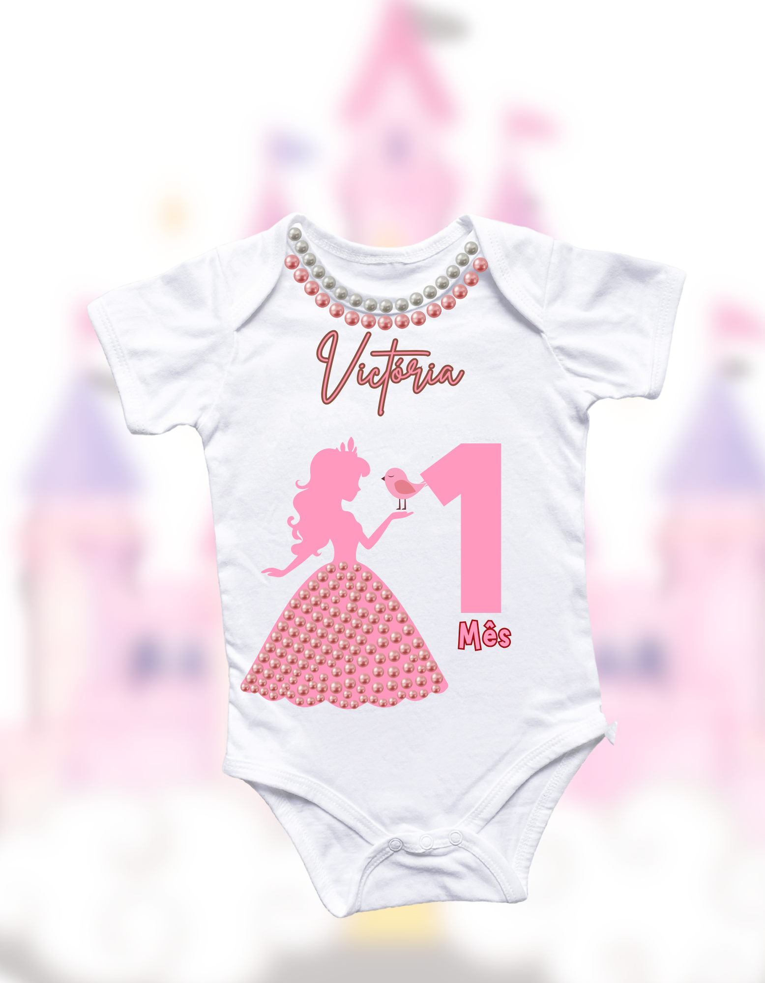 KIT MESVERSARIO - PRINCESA 12 BODYS