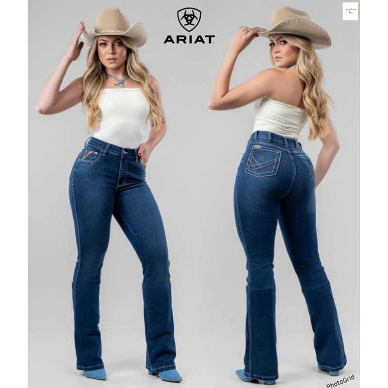 Calça Jeans Feminina Country Pecuária e Festa Linha Ariat