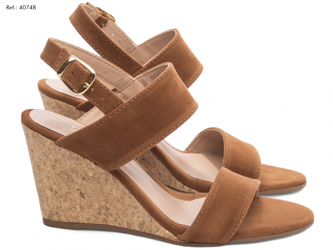 4074B - SANDÁLIA PLATAFORMA CUNHA ANABELA