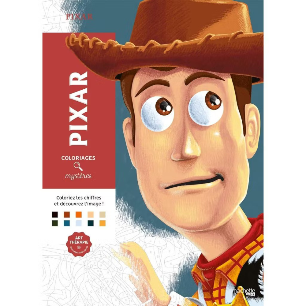 Livro de Colorir Mistérios Disney - PIXAR TOME 1 - 90 ou 75 Gramas Folhas Soltas ou Encadernado