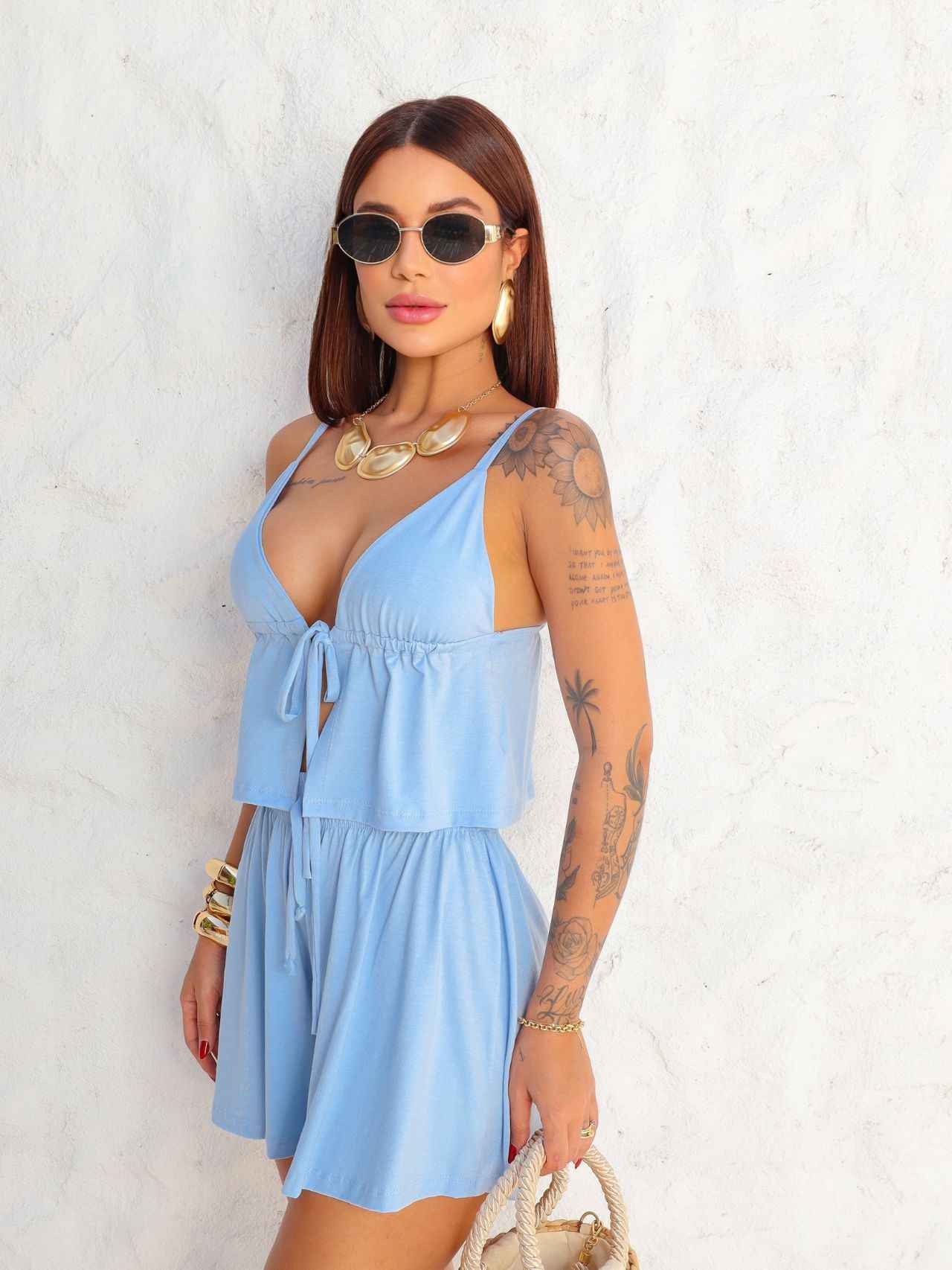 Blusa Laço Frontal (Viscolycra)
