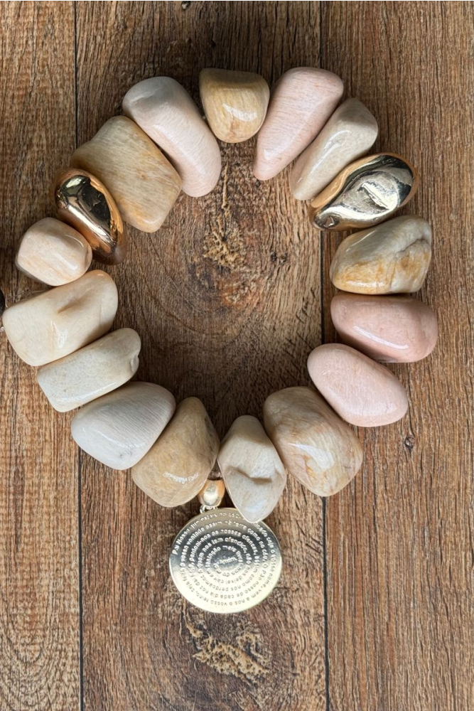 Rosário de Pedras Naturais