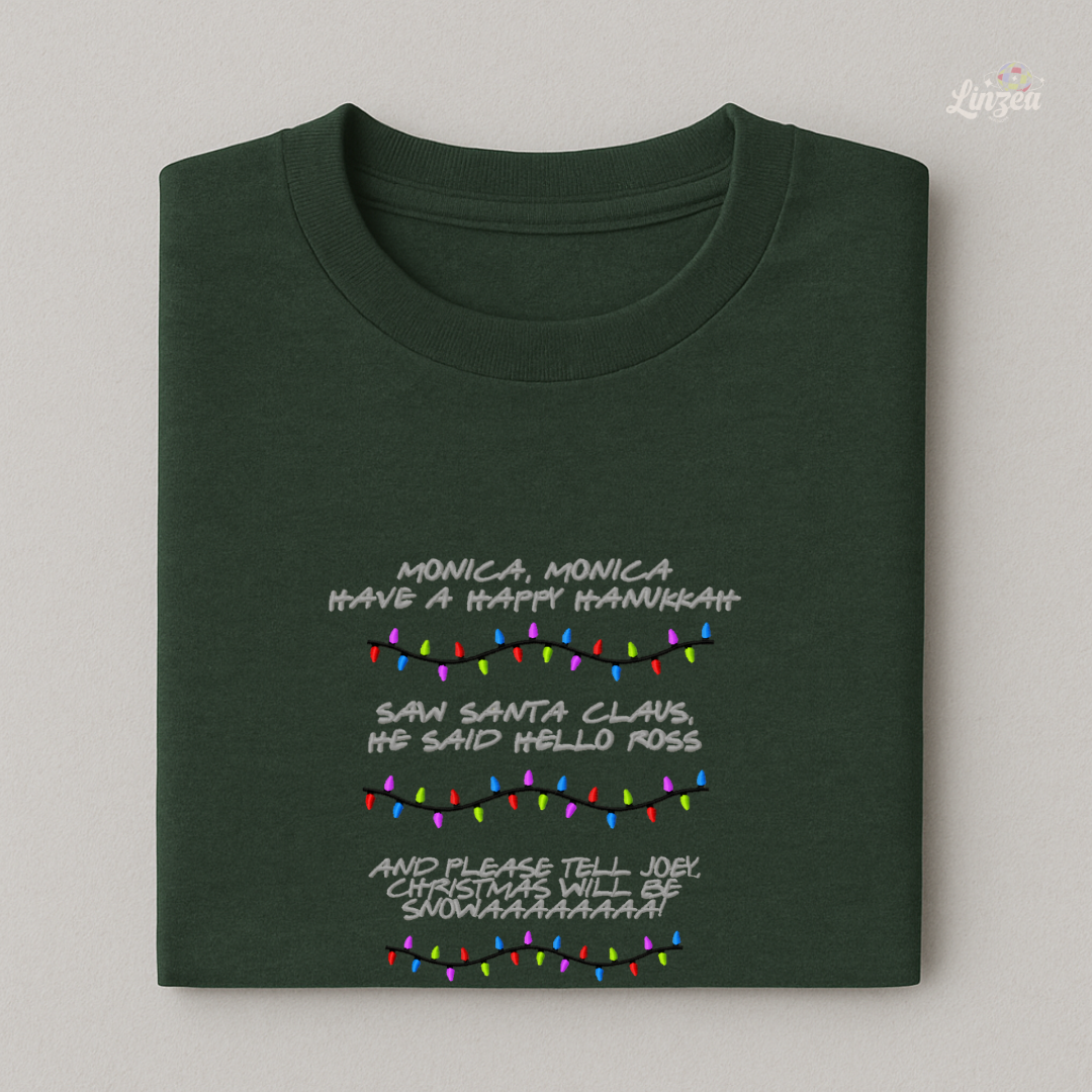Camiseta Friends - Canção de Natal
