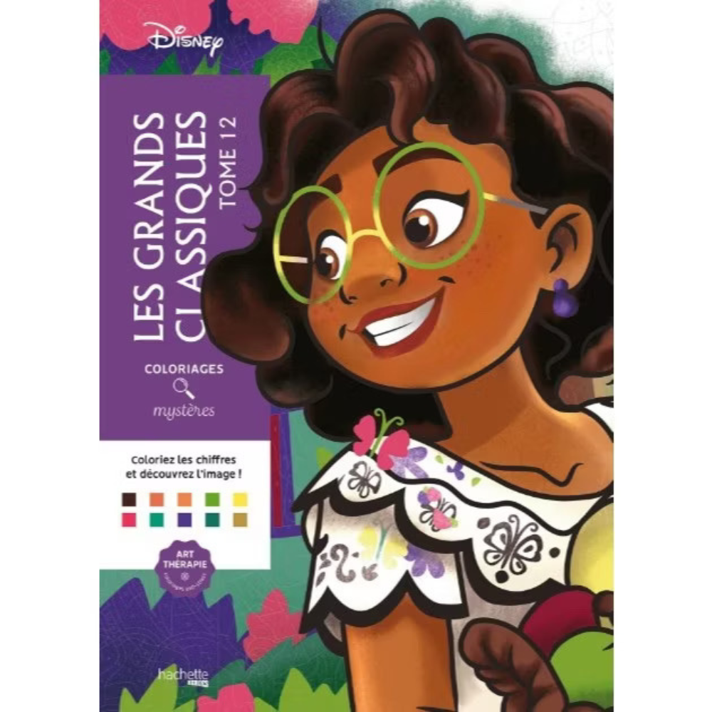 Livro de colorir les grands classiques tome 12 folhas soltas ou encadernado 75g ou 90g