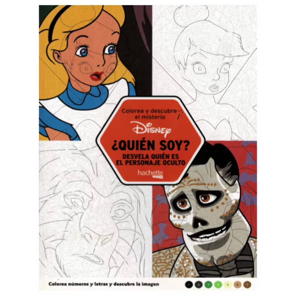 Livro Disney quem sou quien soy? espanhol 90 ou 75 Gramas Folhas Soltas ou Encadernado