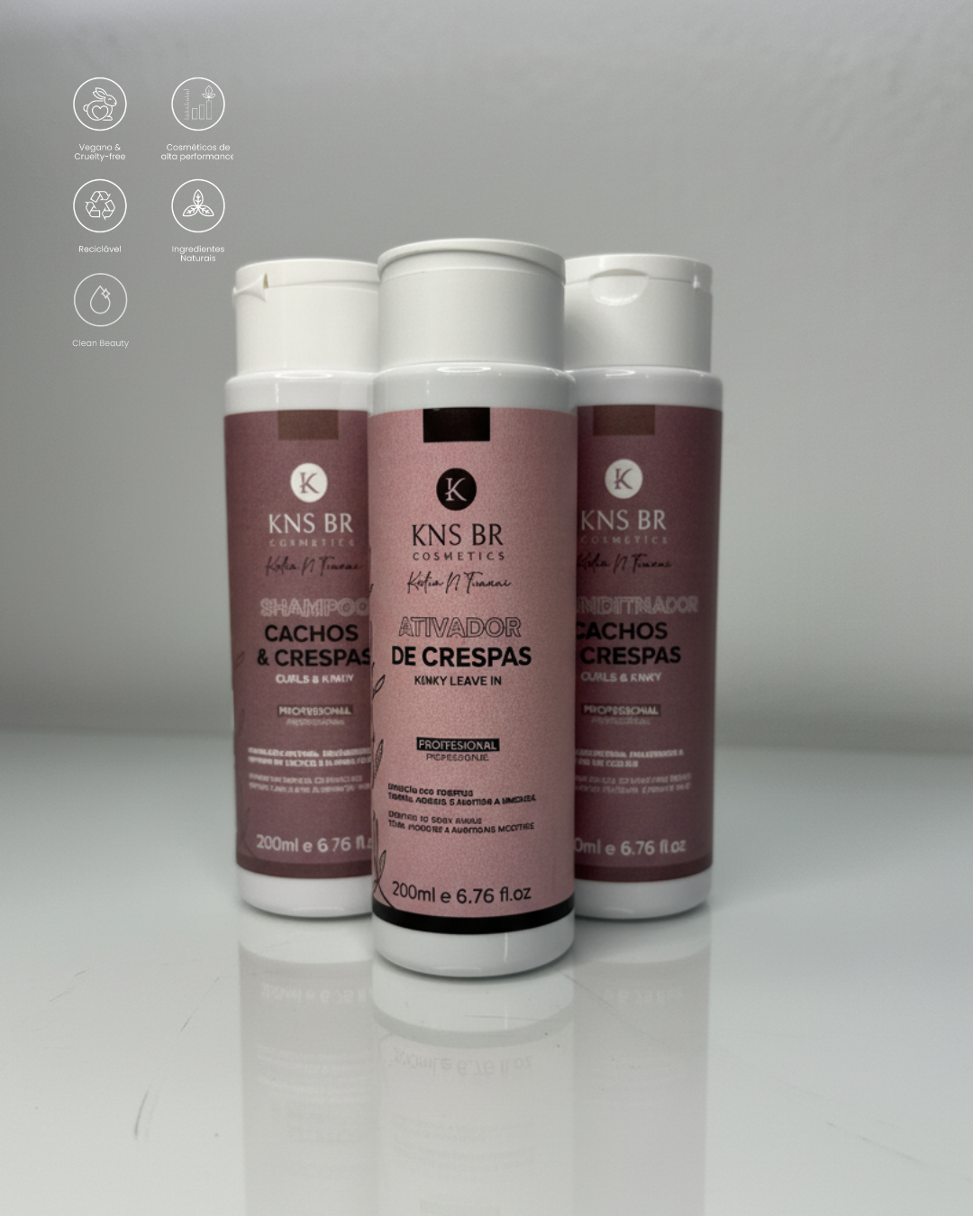 Kit Cachos & Crespas + Ativador de Crespas