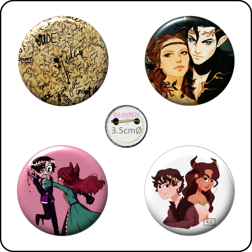 Botton GEDUMIX O Príncipe Cruel 1.0 - 4 Peças