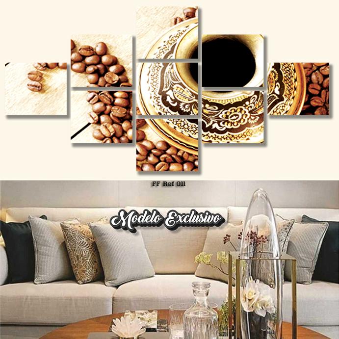 Quadros Decorativos Café Gourmet Padaria Cafeteria  Ref.1