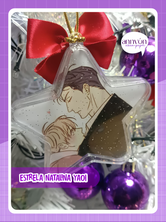 Estrelas Natalinas Acrílicas    Yaoi / BL