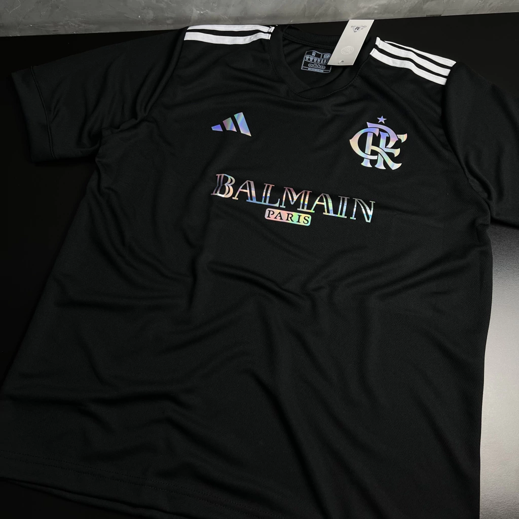 Camisa de Time Flamengo Preta Balmain Refletiva