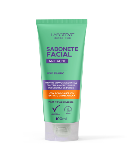 Sabonete Líquido Facial Antiacne Labotrat 100ml