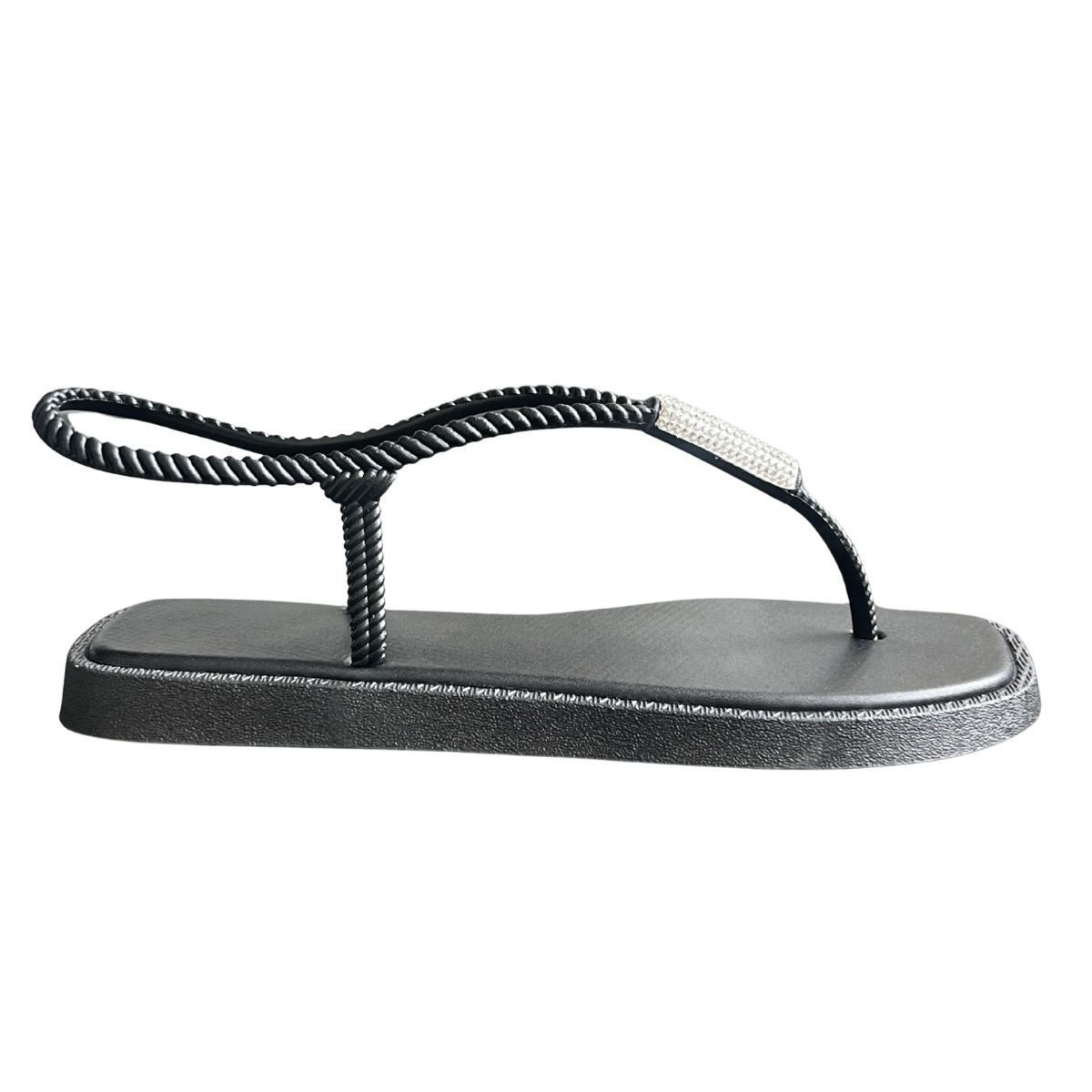 Sandalia Flat Ekvos Proprium - Preta