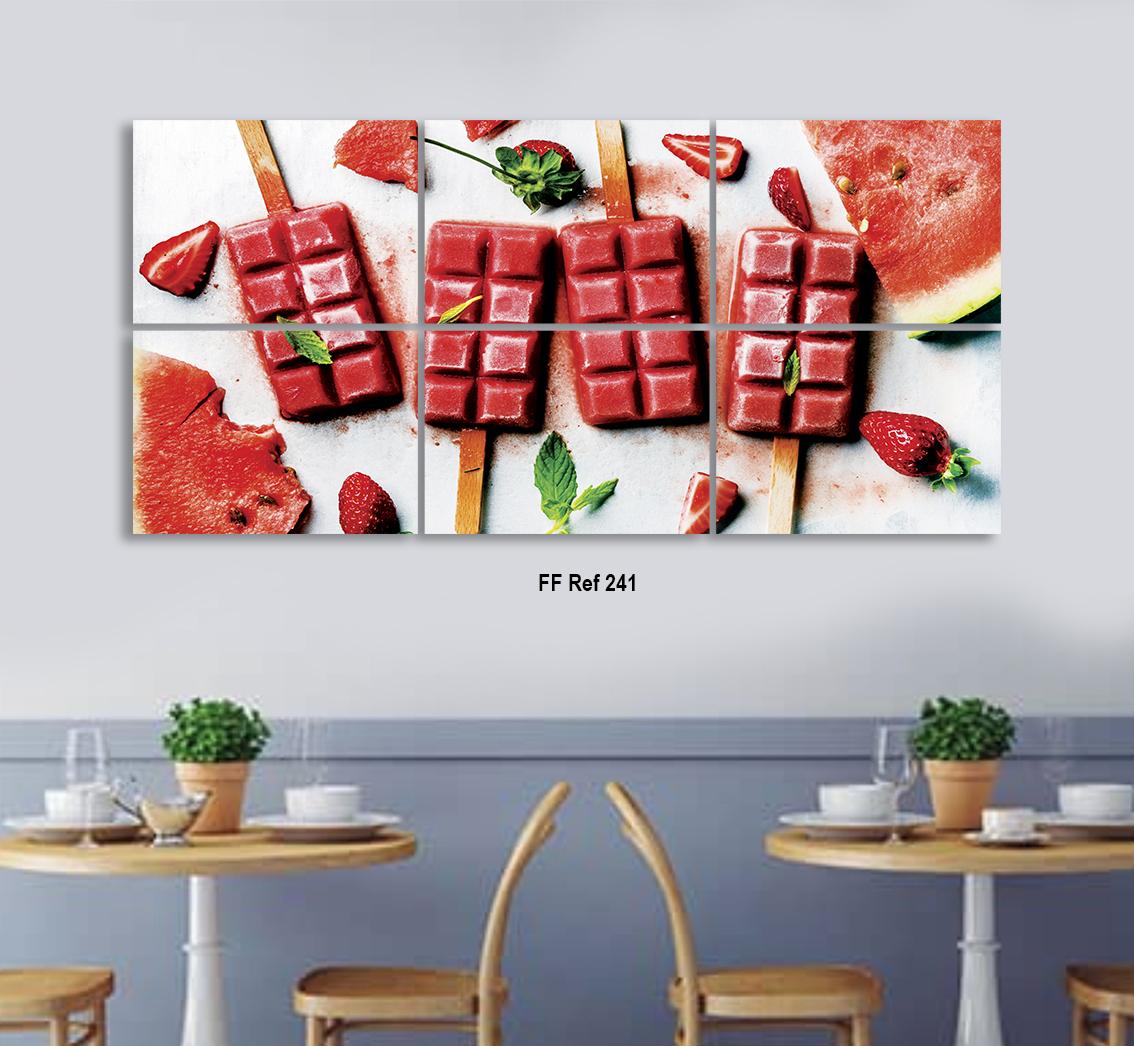 Quadros Decorativos Sorvetes Decoração Sorveteria   Ref.3