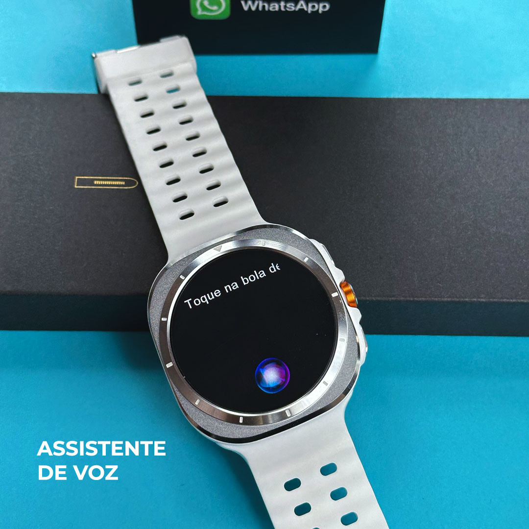 Smartwatch Microwear MA27 Pro - Resposta por Voz WhatsApp, ChatGPT, 1GB Memória e Chamadas HD