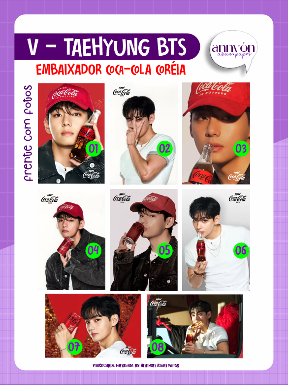 Photocards Fanmade do V (Kim Taehyung)   BTS