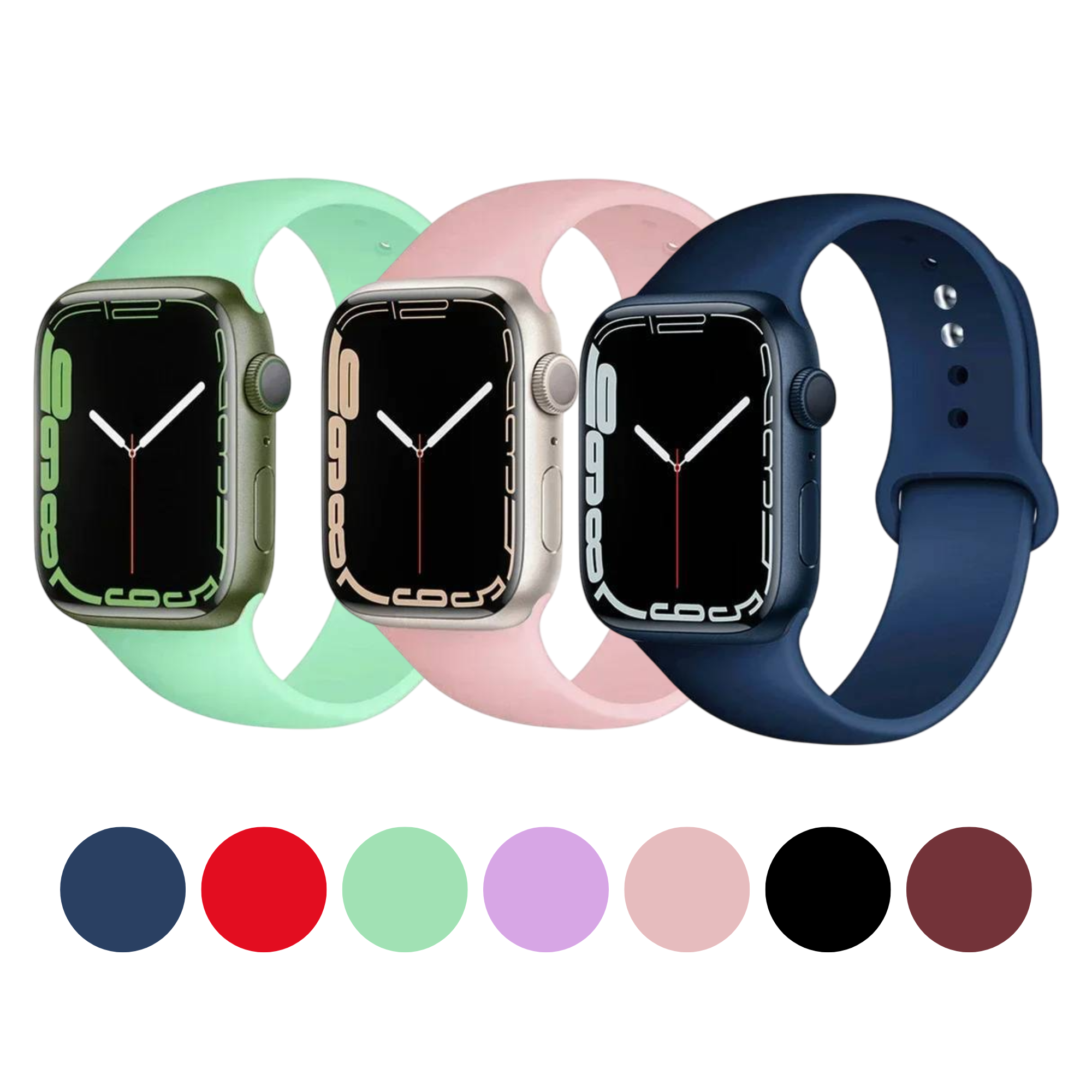 Pulseira de Silicone 42mm/44mm/45mm/49mm